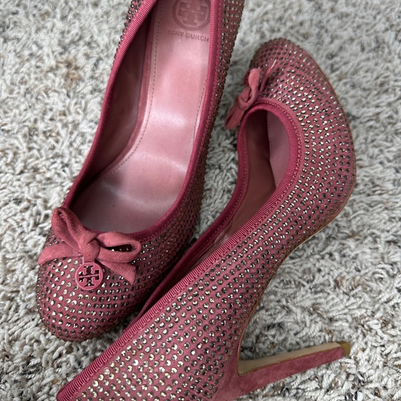 Tory Burch Shoes - TORY BURCH | Studded Crystals Heels | 9.5